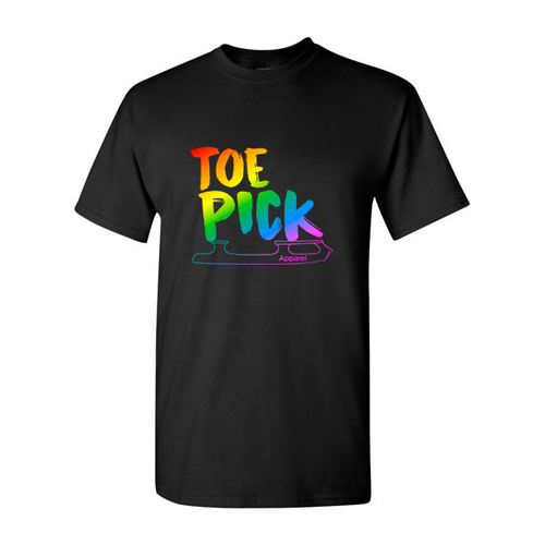 Show your pride with our new Pride Toe-loop tee! Perfect for on and off the ice.