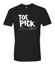 Load image into Gallery viewer, The OG Toe Pick Apparel T-Shirt. This multi-purpose tee is perfect for any day of the week!