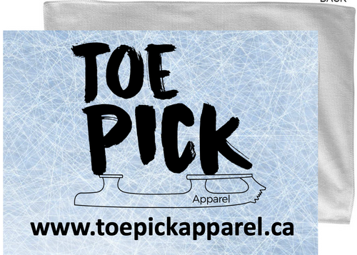 Rusty blades? Can't relate.  Take care of your toe picks with our Skate Drying Towel! 